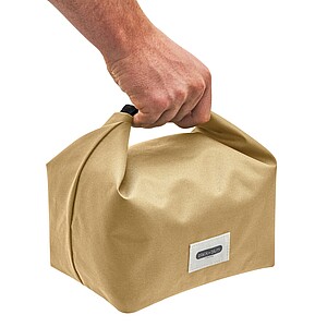 Izolovaná chladící taška na oběd, tmavá béžová