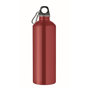 Jednostenná fľaša 1000 ml, červená