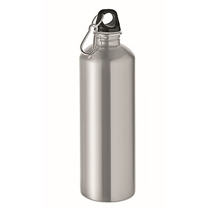 Jednostenná fľaša 1000 ml, strieborná