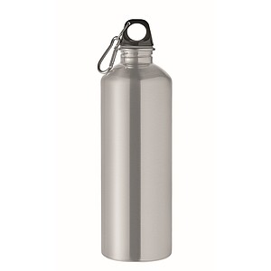 Jednostenná fľaša 1000 ml, strieborná