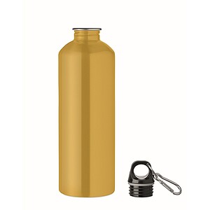 Jednostenná fľaša 1000 ml, tmavozlatá