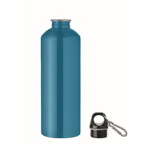 Jednostenná fľaša 1000 ml, tyrkysová