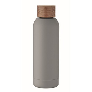 Jednostenná fľaša 700 ml, sivá