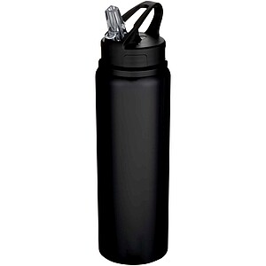 Jednostenná fľaša na vodu z recyklovanej nerezovej ocele 800ml, čierna