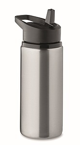 Jednostěnná láhev 500ml, stříbrná