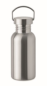 Jednostěnná láhev 500ml, stříbrná