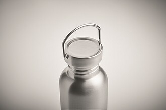 Jednostěnná láhev 500ml, stříbrná