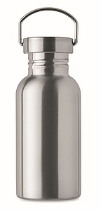 Jednostěnná láhev 500ml, stříbrná
