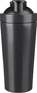Jednostěnná láhev z recyklované nerezové oceli 750 ml, černá