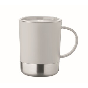 Jednostenný hrnček 300 ml, sivá