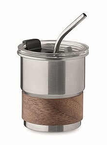 Jednostenný pohár 260 ml, strieborná