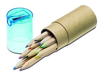 JENDA Tuba se 12 pastelkami a ořezávátkem