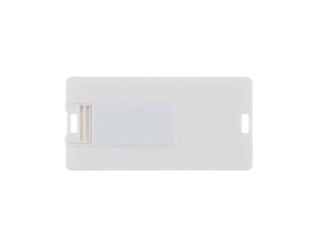 JULINKA mini plastová karta USB, bílá