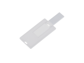 JULINKA mini plastová karta USB, bílá