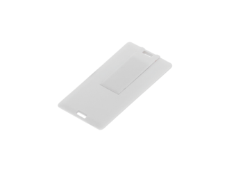 JULINKA mini plastová karta USB, bílá