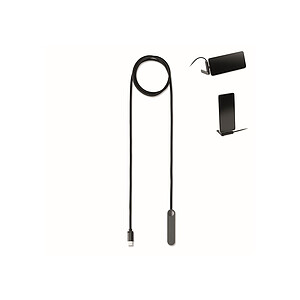Kabel 60W USB-C se stojánkem, černá