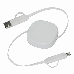 Kabel pro nabíjení a přenos dat, bílá