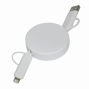 Kabel pro nabíjení a přenos dat, bílá