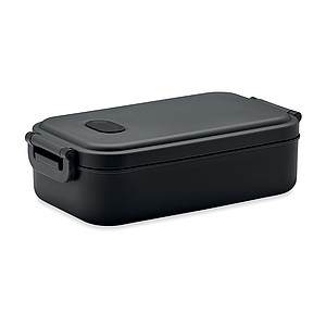 KAIRA Krabička na oběd, objem 800 ml, černá - reklamní předměty