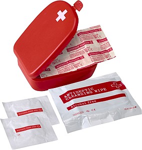 Kapesní lékárnička v plastové krabičce