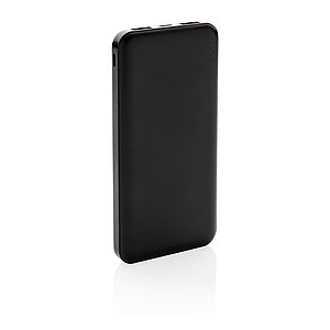Kapesní powerbanka s vysokou hustotou baterie 10 000 mAh, černá