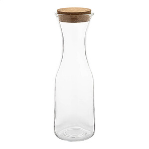 Karafa z recyklovaného skla, transparentní