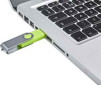 KARKULA USB flash disk kapacita 16GB, stříbrno modrá