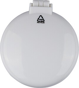 Kazeta s kartáčkem a zrcátkem, bílá