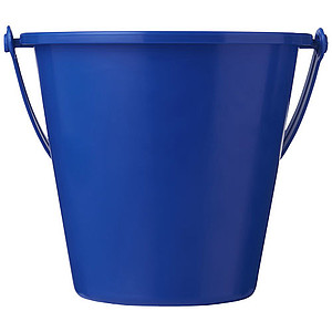 Kbelík a lopatka na písek z recyklovaného plastu, modré