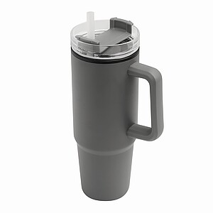 KEFALON Dvoustěnný XXL hrnek, 900 ml, šedá
