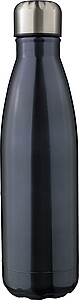 KELANA Dvoustěnná termoska z recyklované nerezové oceli 500 ml, gun metal