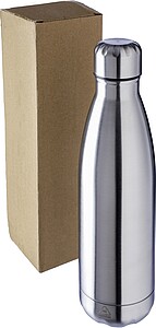 KELANA Dvoustěnná termoska z recyklované nerezové oceli 500 ml, stříbrná