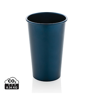 Kelímok 450ml z recyklovaného hliníka, námornícka modrá