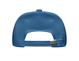 KENDIR Pětipanelová baseballová kšiltovka z konopné látky, modrá