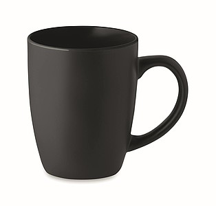 Keramický hrnček, 290ml, z vonku čierny, vo vnútri čierny