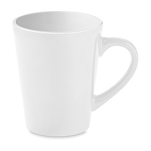 Keramický hrnček na kávu, biely