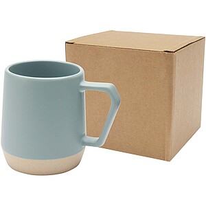 Keramický hrnček s matným povrchom 300 ml, jemne modrá