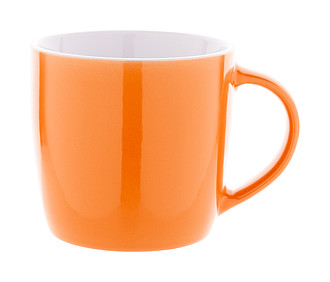 Keramický hrnek 335ml, oranžový