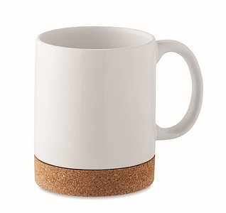 Keramický hrnek k sublimaci, korkové dno, 280ml - reklamní hrnky
