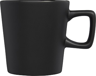 Keramický hrnek o objemu 280 ml, černá