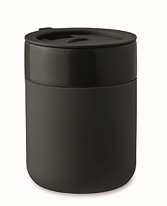 Keramický pohárek 330 ml, černá