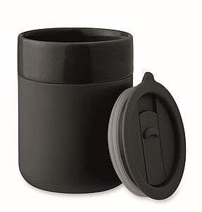 Keramický pohárek 330 ml, černá