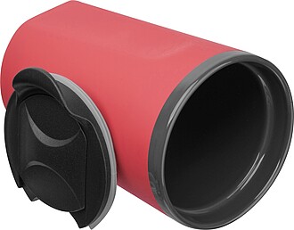 Keramický pohárek 400 ml, červená