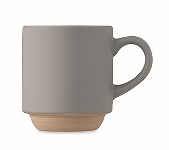 Keramický stohovatelný hrnek 170ml, šedá
