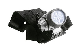 KILIMAN Čelovka,12 LED,nastavitelné pásky i množsvtí zapnutých LED - reklamní předměty