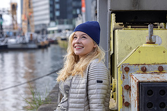 Klasická beanie čepice Impact z Polylana® AWARE™, námořní modrá