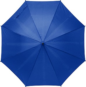Klasický automatický dáždnik, pr. 104 cm, rovná rukoväť, vyrobené z RPET, tm.modrá