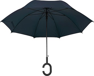 Klasický dáždnik, pr.103 cm, s rukoväťou na ruku, tmavomodrý