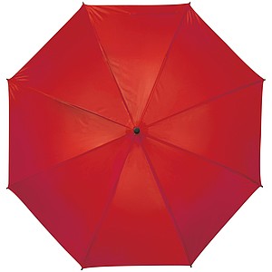 Klasický deštník, pr.103cm, s madlem na ruku, červený
