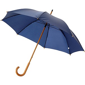 Klasický deštník s dřevěnou rukojetí, průměr 106cm, tmavě modrá